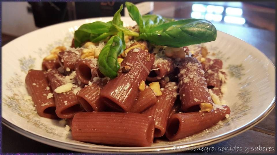 Pasta al vino tinto Taringa!